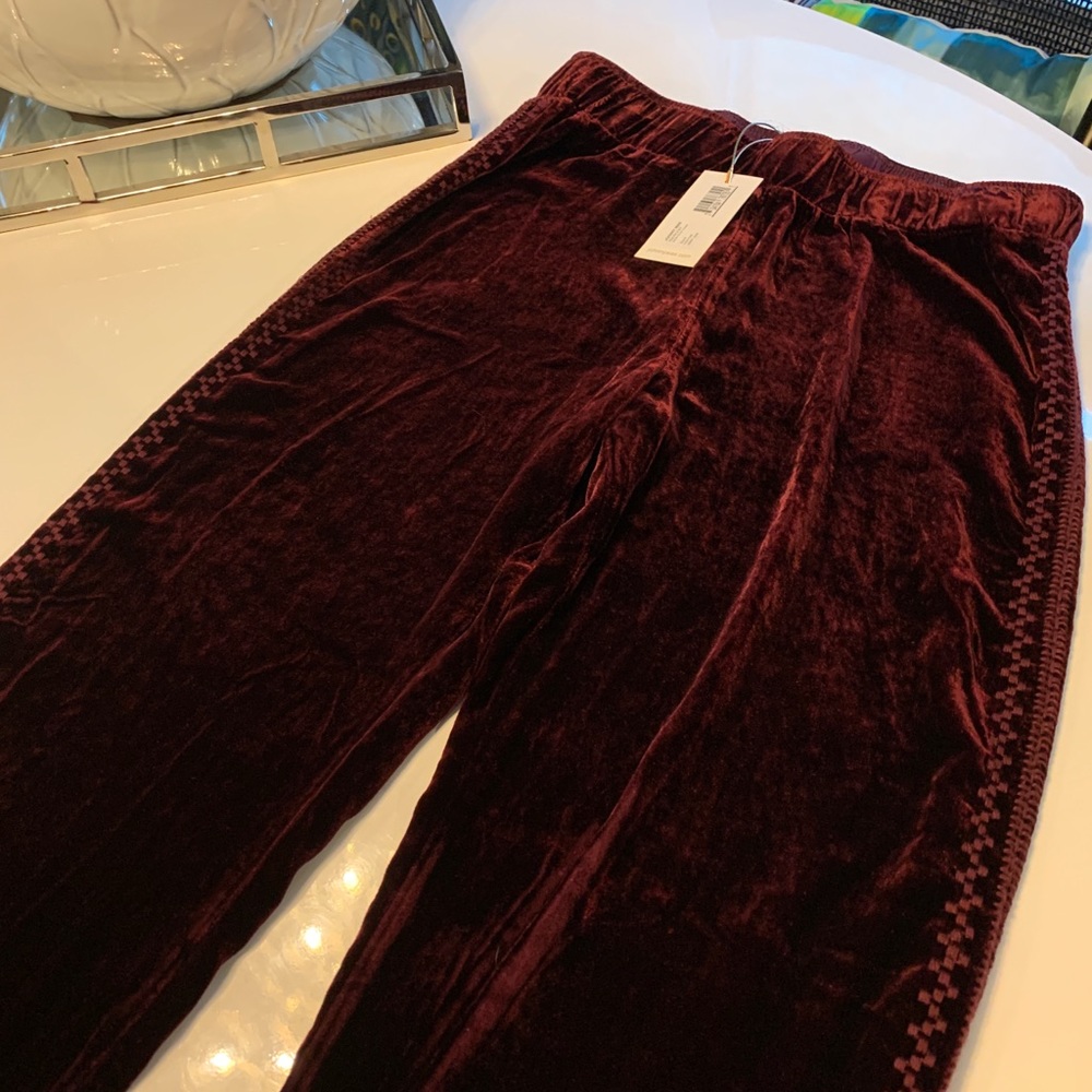 Johnny Was velvet jogger new with tags